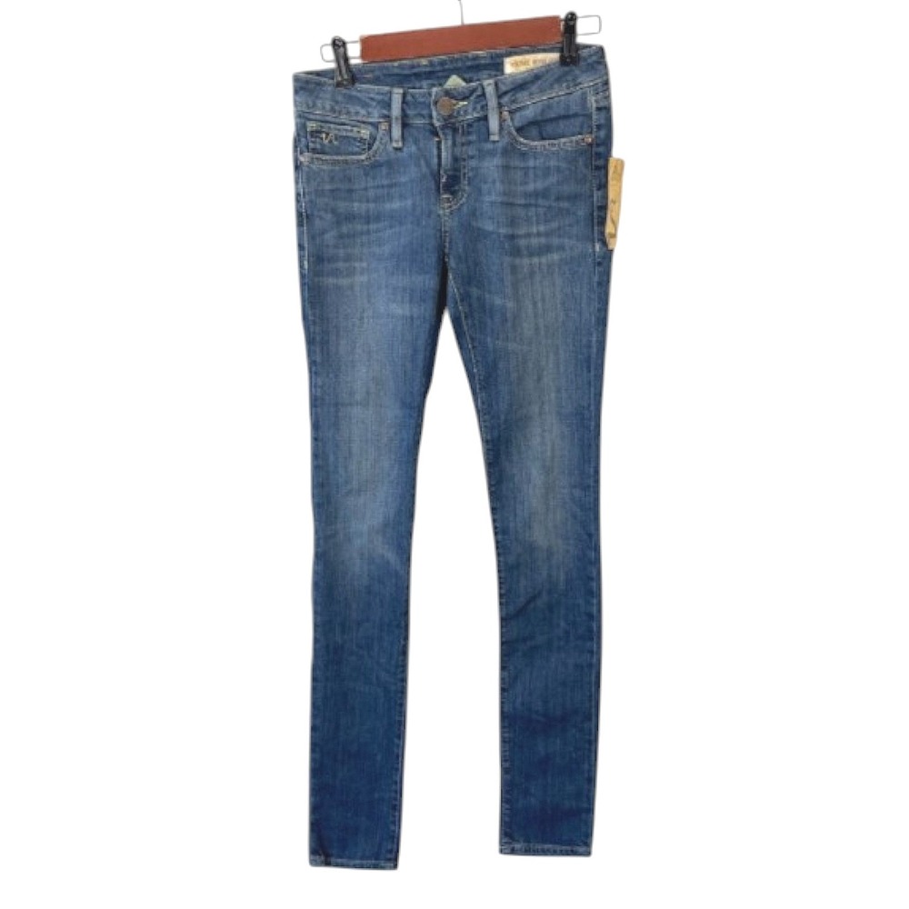 Vintage Revolution Skinny Low Down Jeans Women's Size 25 Blue Mardi Casual